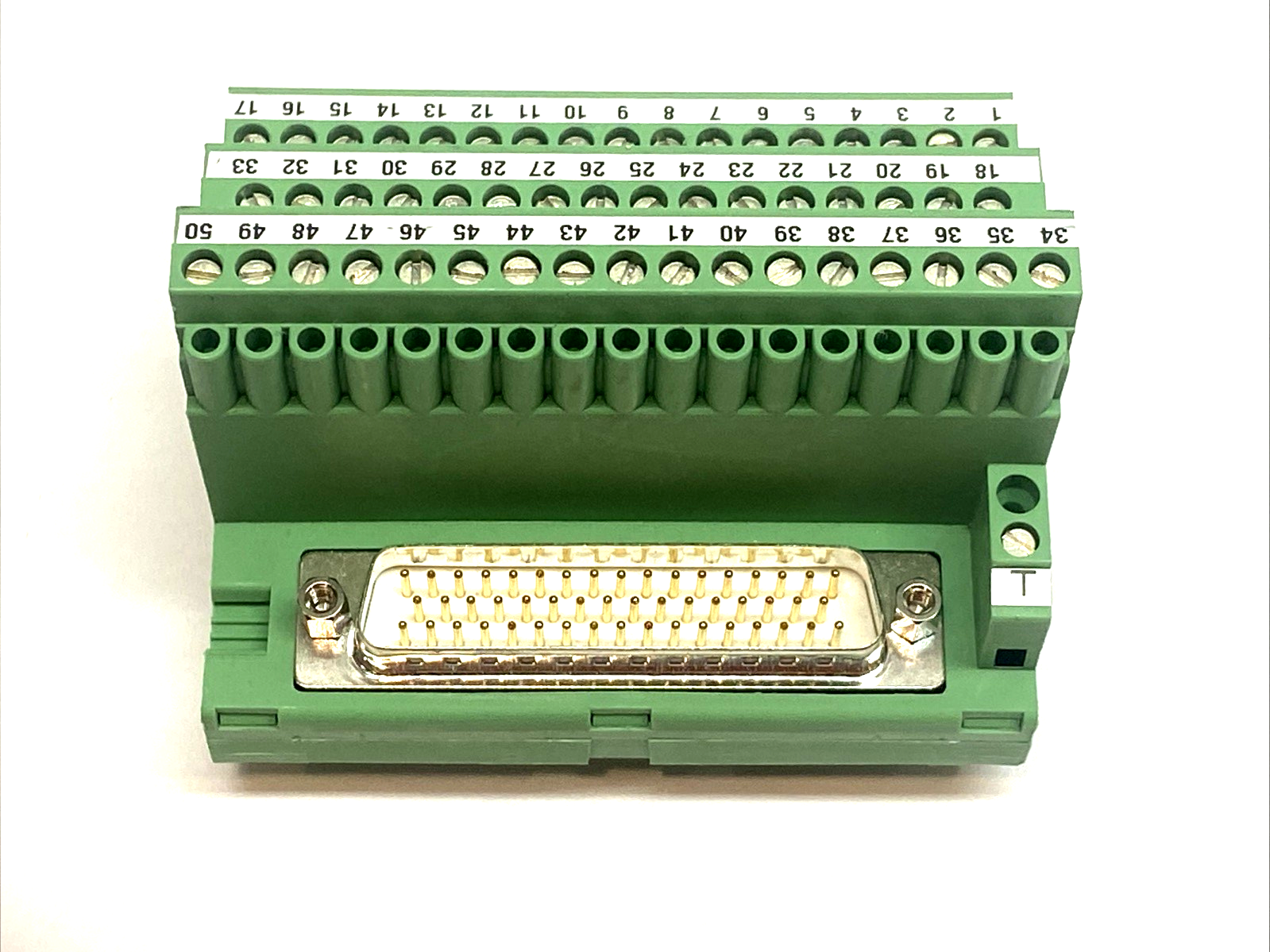 FLK-D50 SUB/S,2283647 | Phoenix Contact FLK-D50 SUB/S VARIOFACE Termination Board Interface Mod. 2283647 - Used - Maverick Industrial Sales