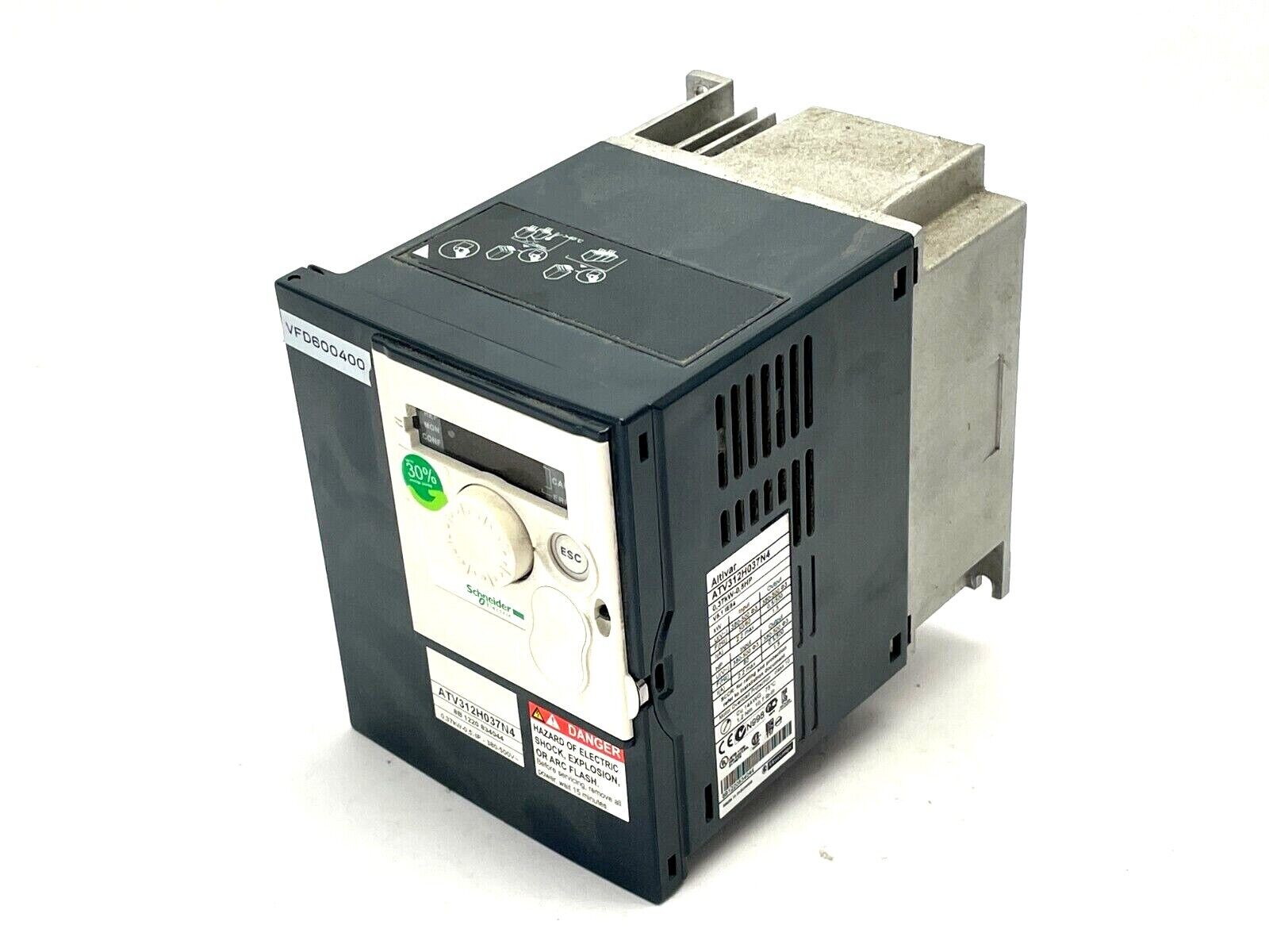 Schneider Electric ATV312H037N4 Variable Speed Drive 3-Phase 0.37kW 1.5kVA 32W - Maverick Industrial Sales