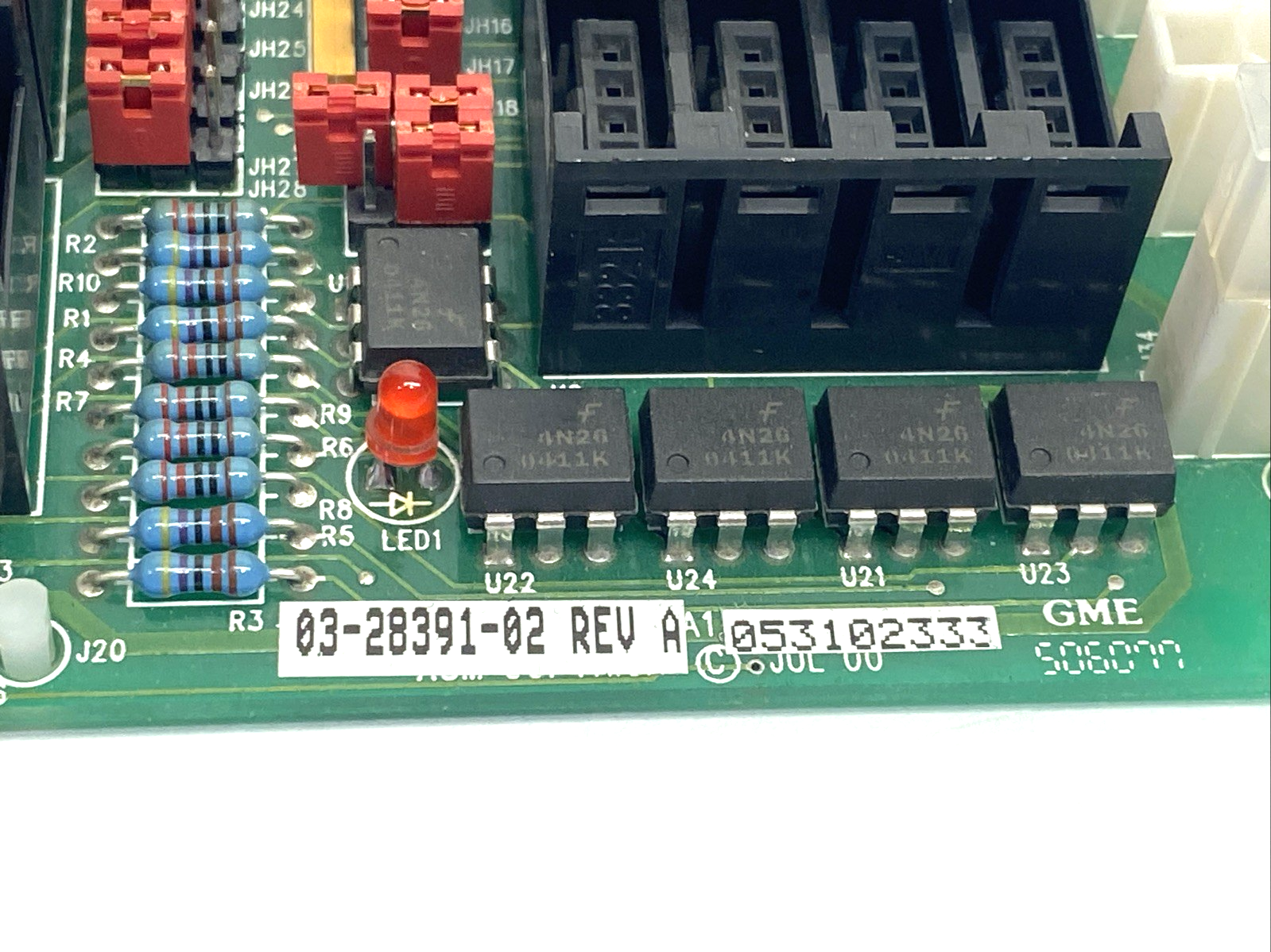 03-28391-02 | ASM Rev. A Mocon Sensor, I/O, & Interface Port Board For Eagle 60 - Used - Maverick Industrial Sales