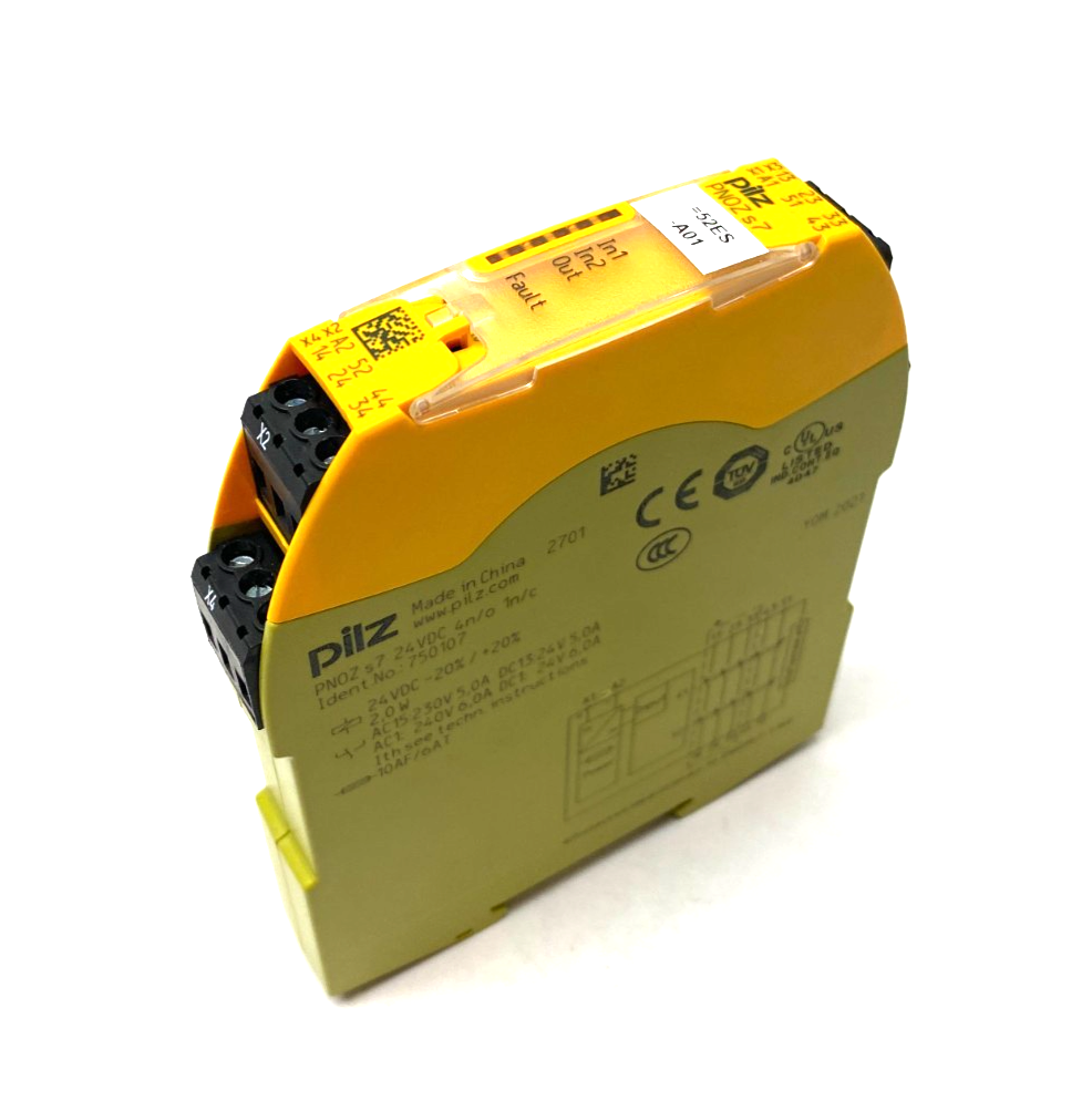 Pilz PNOZ s7 24VDC 4n/o 1n/c sigma Contact Expansion Safety Relay Module 750107 - Maverick Industrial Sales