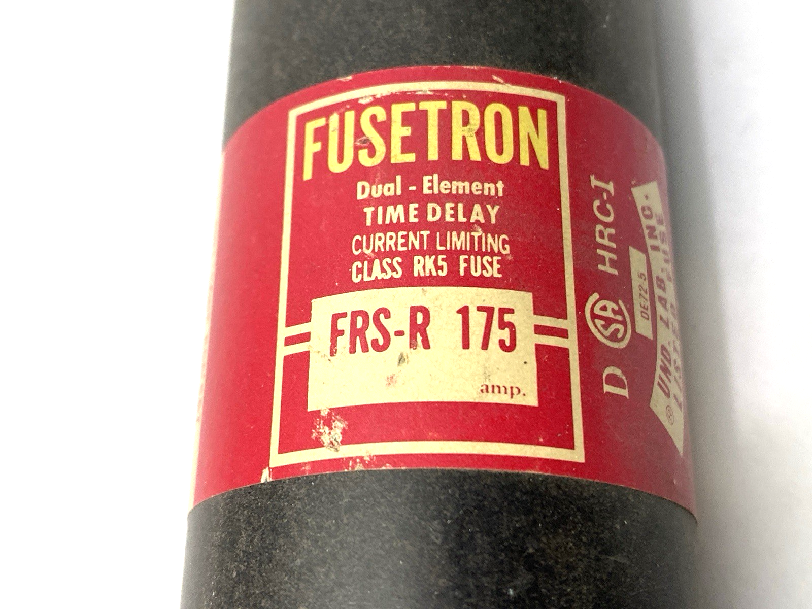Bussmann FRS-R 175 Fusetron Dual-Element Time-Delay Class RK5 Fuse 175A 600VAC - Maverick Industrial Sales