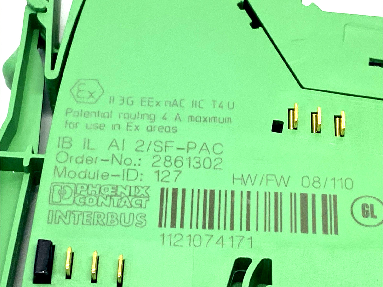 Phoenix Contact IB IL AI 2/SF-PAC Analog Input Module 2861302 - Maverick Industrial Sales