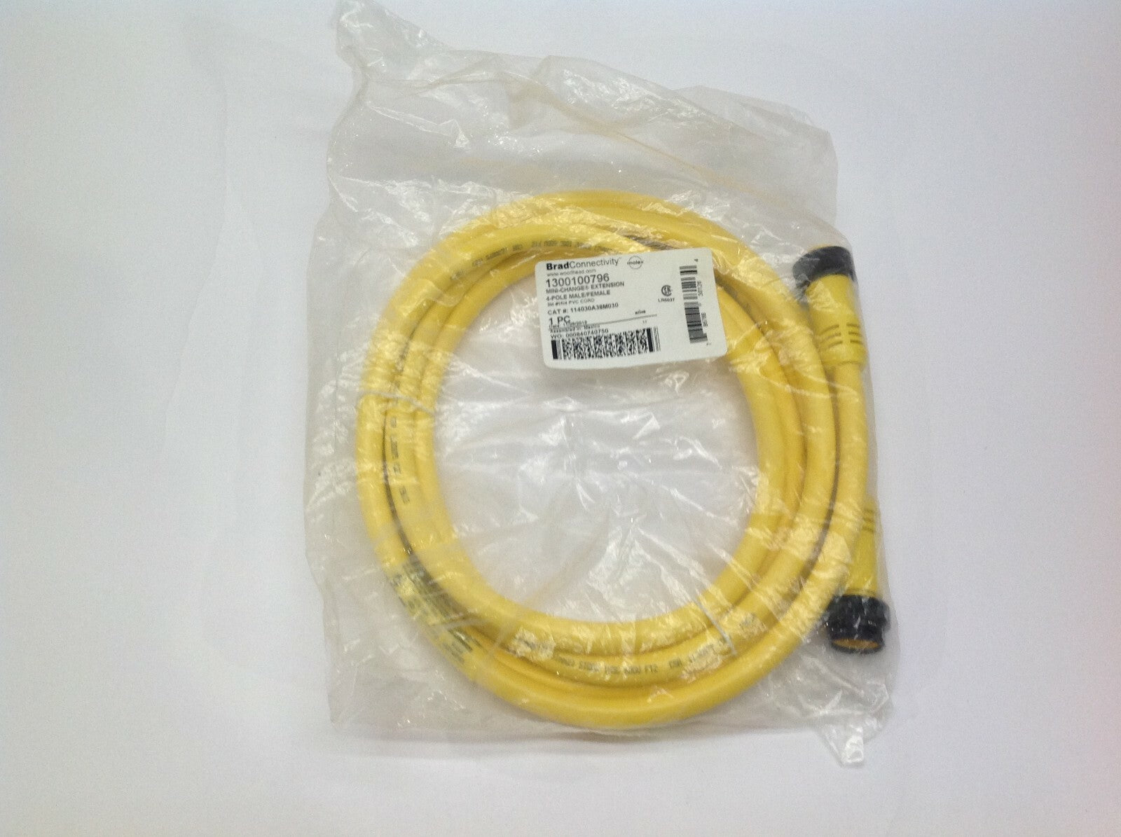 Brad Connectivity 1300100796 Mini-Change 4 Pole 114030A38M030 - Maverick Industrial Sales