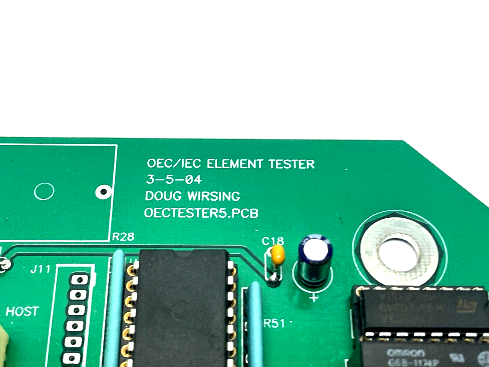 Doug Wirsing 3-5-04 OEC/IEC Element Tester Circuit Board - Maverick Industrial Sales