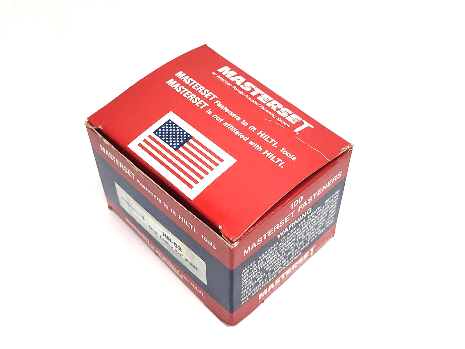 Masterset HN-62 Fasteners 8mm Head x 2-1/2" Length BOX OF 93 - Maverick Industrial Sales