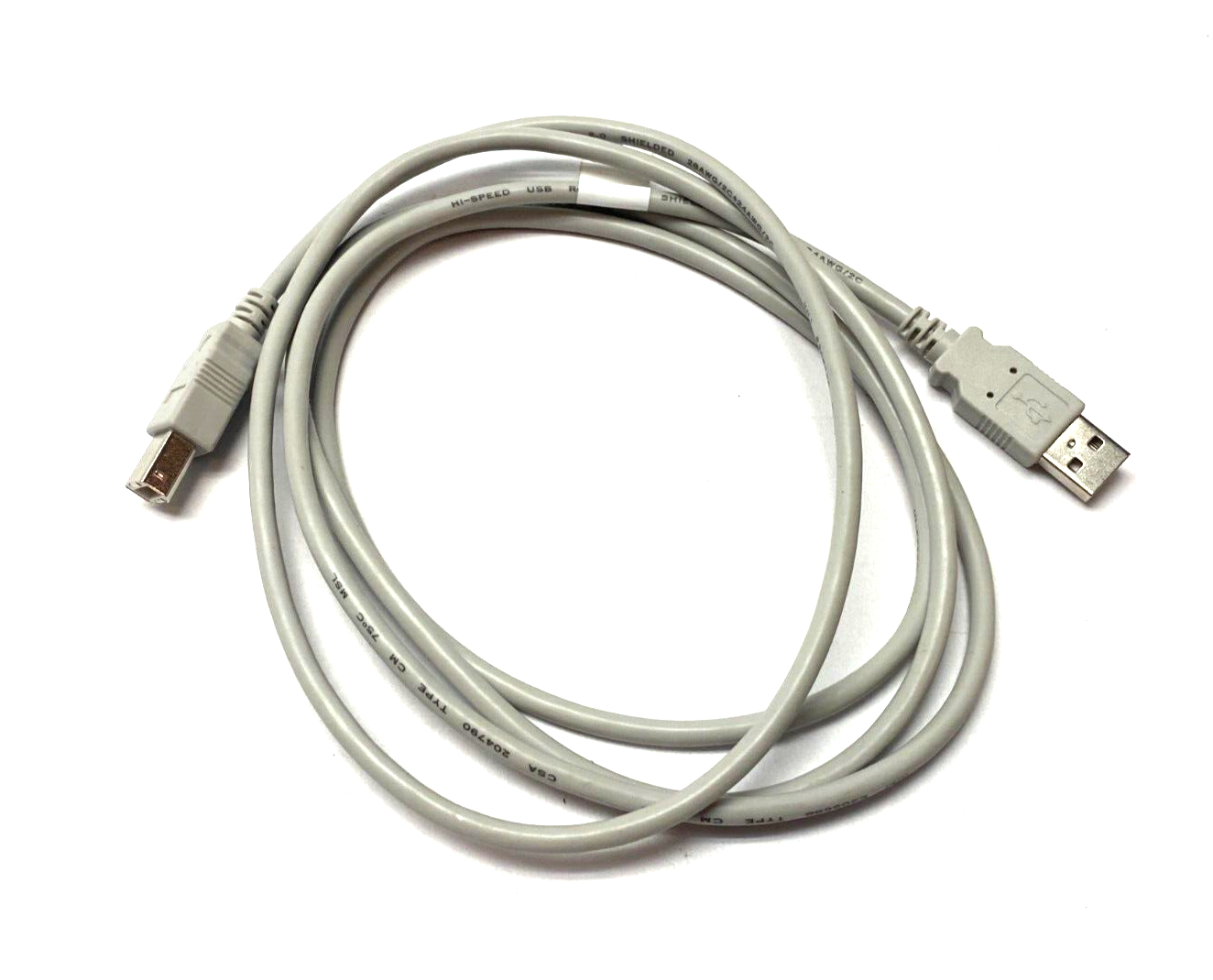 Advantech B+B SmartWorx TID 60000467 USB AM/BM Printer Cable 6' Length, GRAY - Maverick Industrial Sales