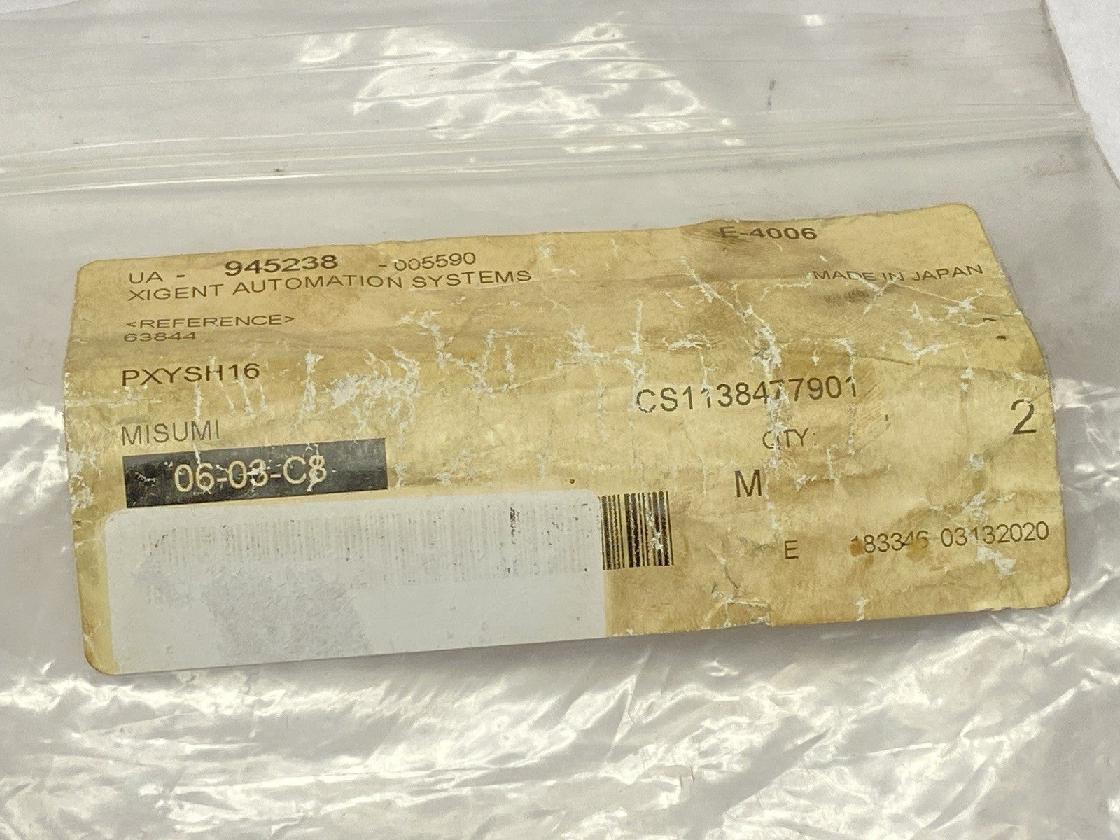 Misumi PXYSH16 Indexing Plunger M16 - New - Maverick Industrial Sales