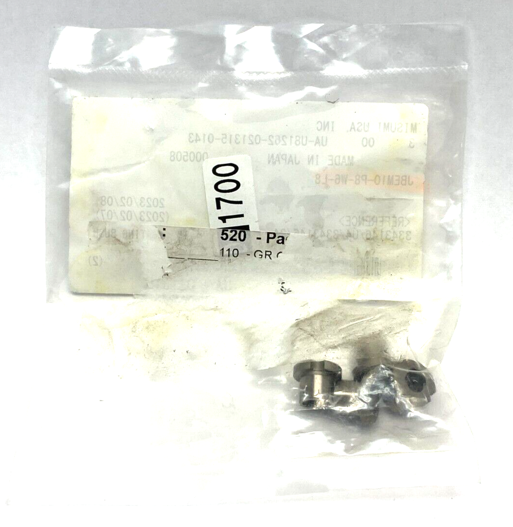 Misumi JBEM10-P8-W6-L8 Bushings For Locating Pins PKG OF 4 - Maverick Industrial Sales