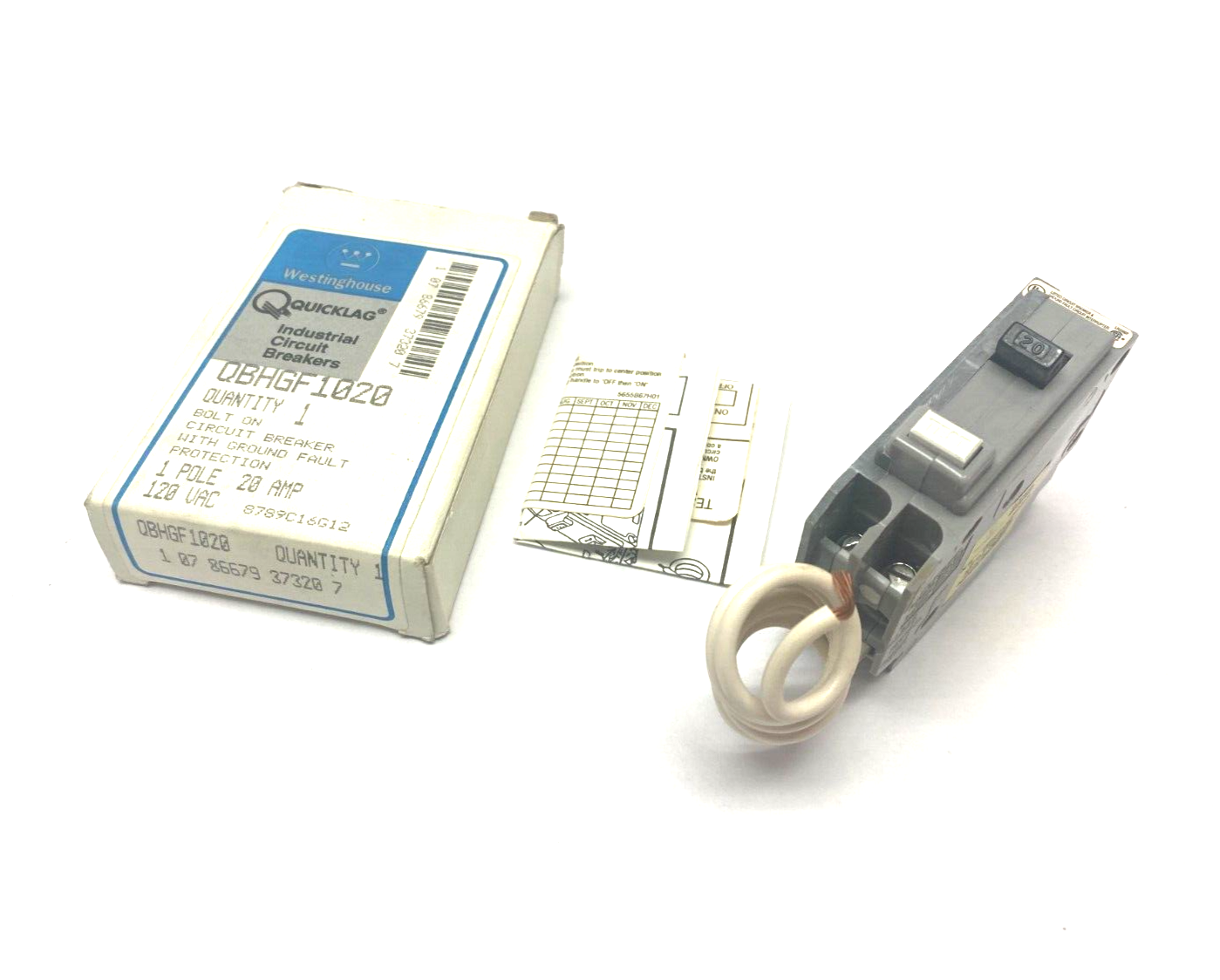 Eaton Westinghouse QBHGF1020 Quicklag Industrial Circuit Breaker Bolt-On - Maverick Industrial Sales