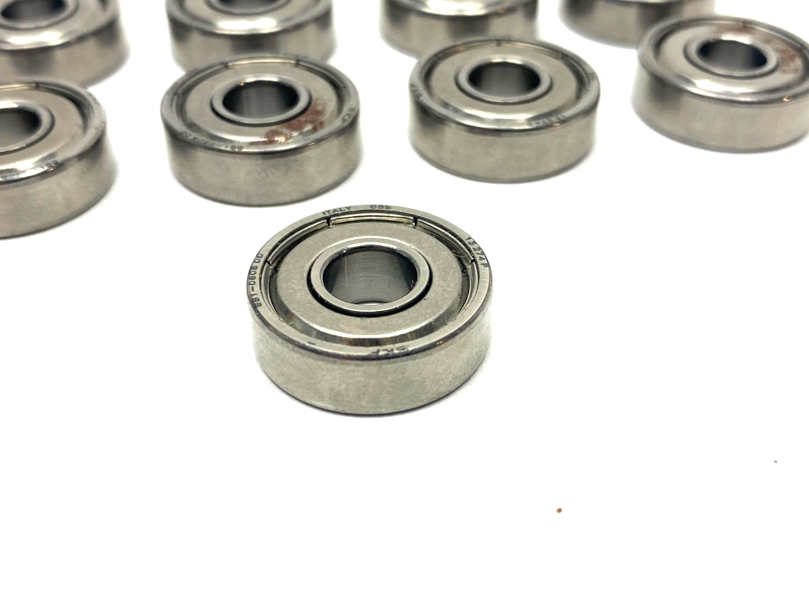 SKF 608-2Z Shielded Radial Ball Bearing LOT OF 9 - Maverick Industrial Sales