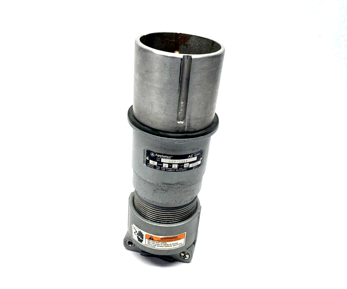 Apppleton AEP10353 100A 3P 3-Wire AE Style 1 Pin And Sleeve Male Plug - Maverick Industrial Sales
