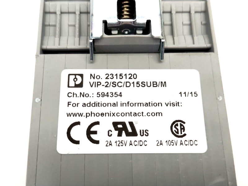 Phoenix Contact VIP-2/SC/D15SUB/M Interface Module D-SUB 15-Pin, 2315120 - Maverick Industrial Sales