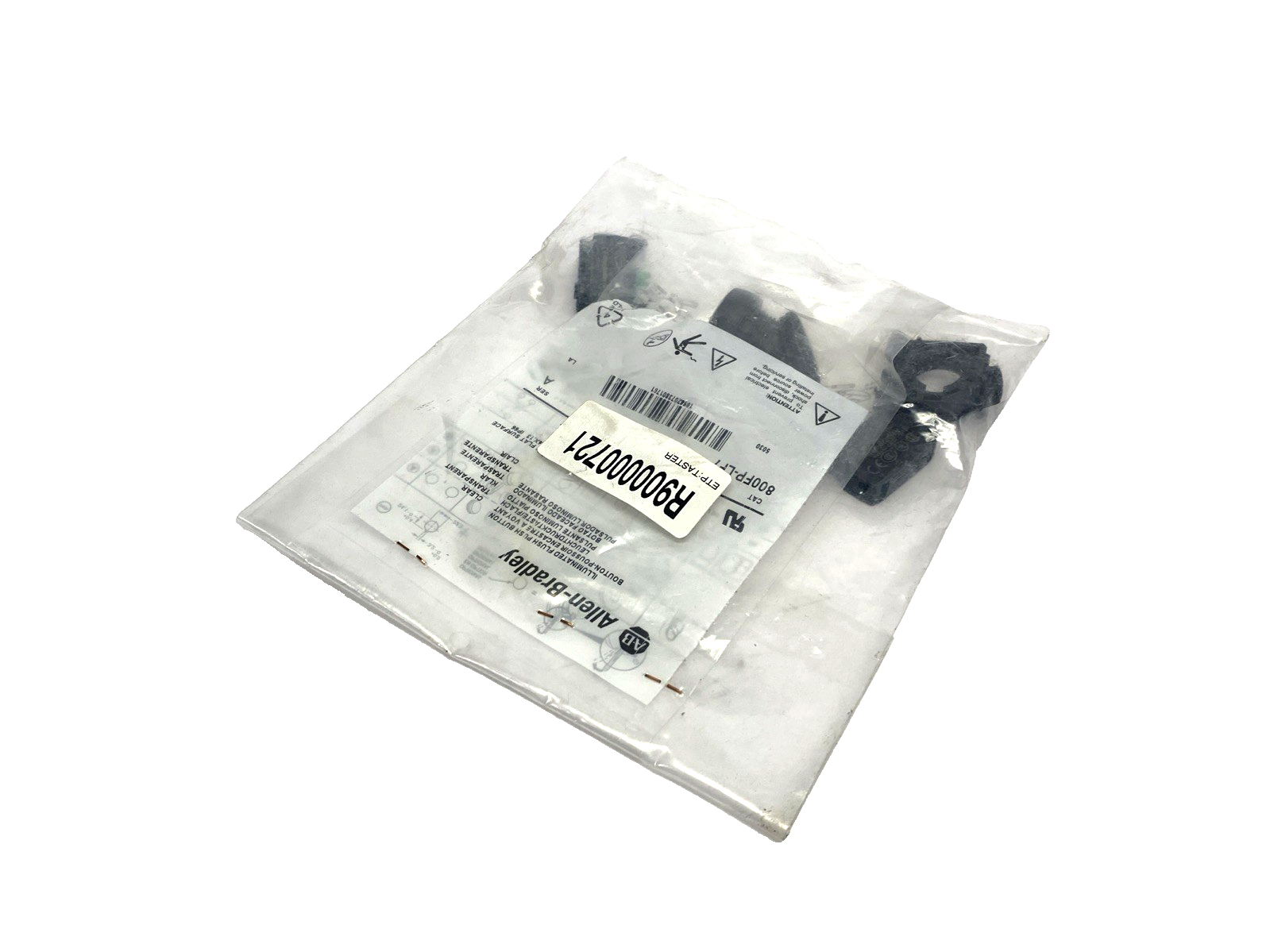800FP-LF7 | Allen Bradley Ser. A 22mm Momentary Push Button Kit 800F-Q3G, 800F-Q10 - New – Open box - Maverick Industrial Sales