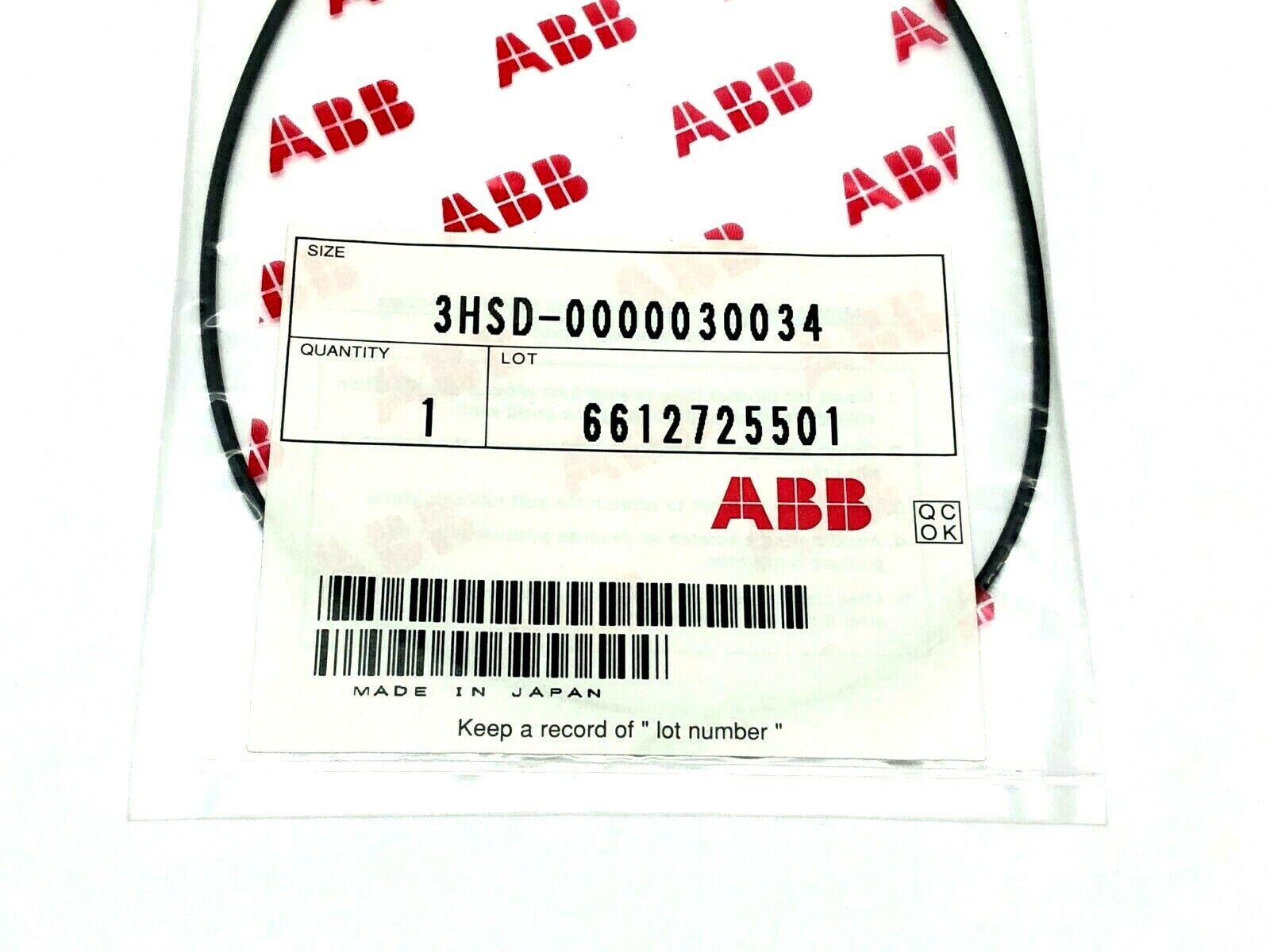 ABB 3HSD-0000030034 O-Ring Paint Seal - Maverick Industrial Sales