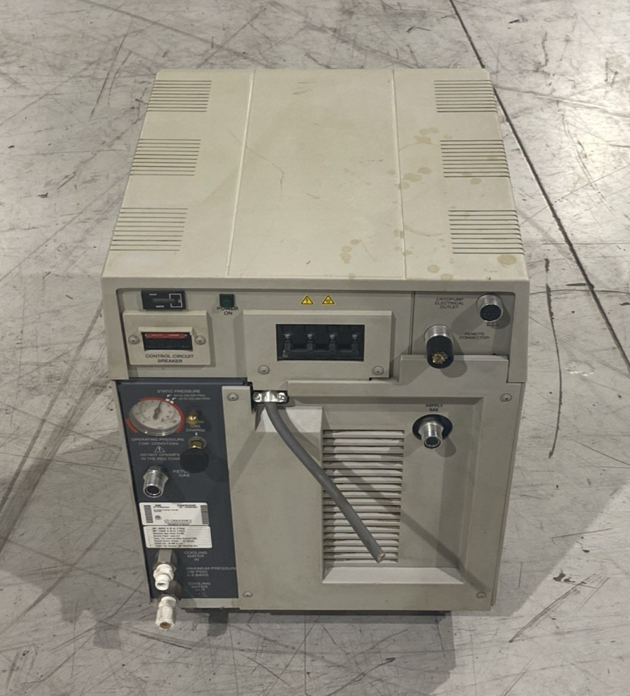 CTI Cryogenics 8135901G001 Cryopump 9600 Series Helium Compressor CRACKED CASE - Maverick Industrial Sales