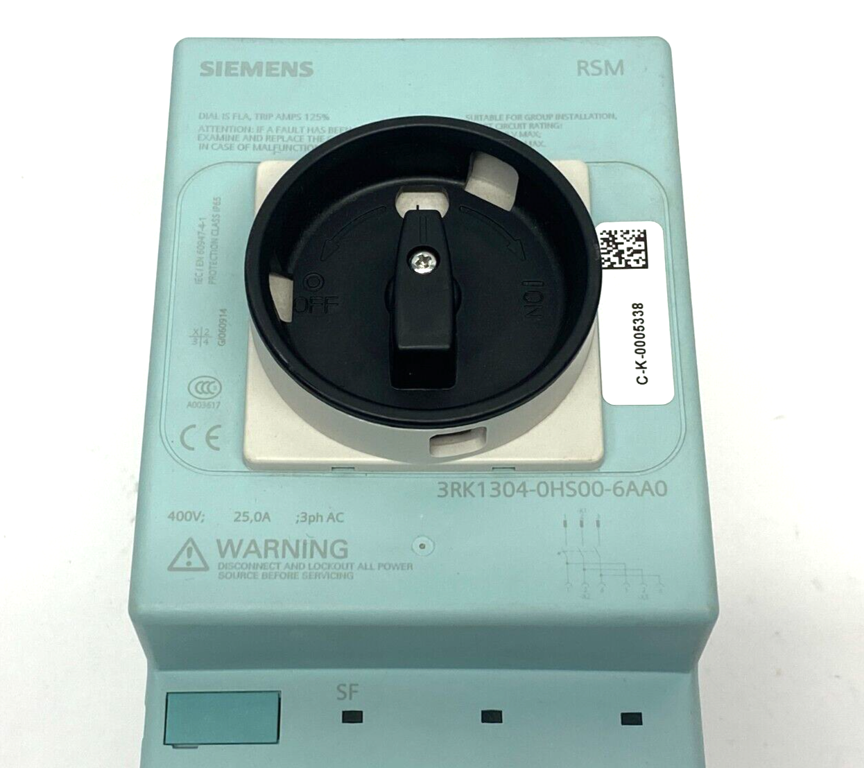 Siemens 3RK1304-0HS00-6AA0 Main Circuit Switch Disconnect Module 400V - Maverick Industrial Sales