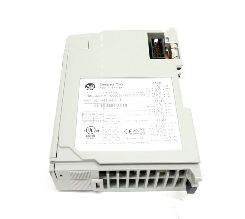 Allen Bradley 1769-ASCII Ser. A CompactLogix Compact I/O ASCII Interface Module - Maverick Industrial Sales