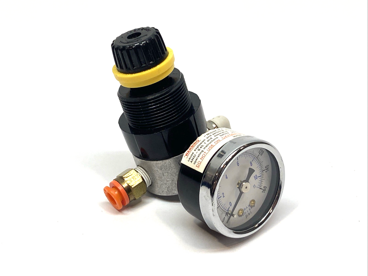 Monnier 101-3000-1 Pneumatic Regulator w/ Gauge - Maverick Industrial Sales