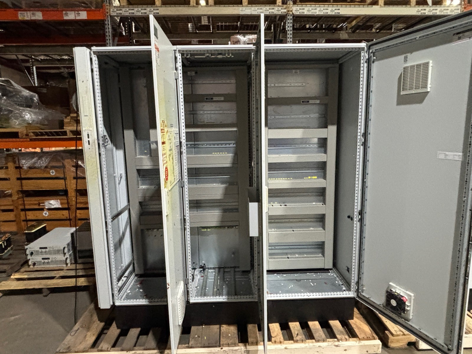 Rittal VX25 3-Bay Electrical Enclosure Cabinet VX 8606.00, VX 8806.00, 84x24x86 - Maverick Industrial Sales