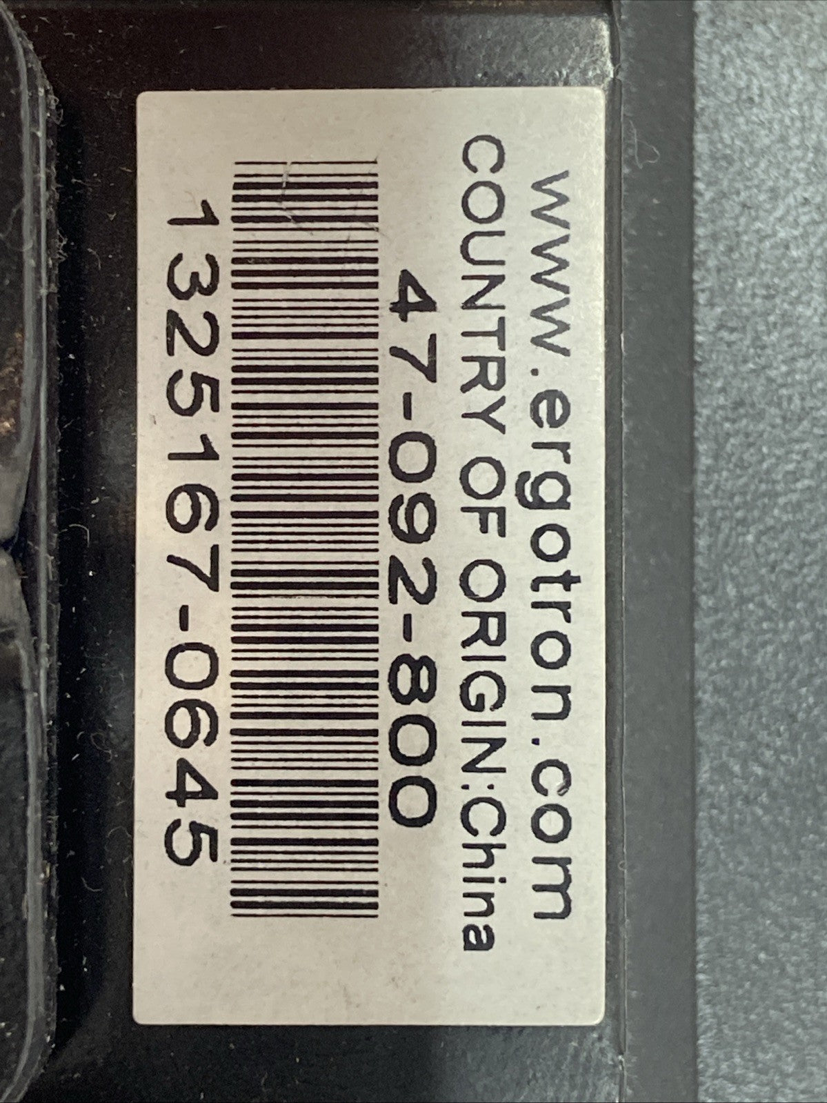 47-092-800 | Ergotron 100 Series Single Pivot NO COLOR CAPS - Used - Maverick Industrial Sales