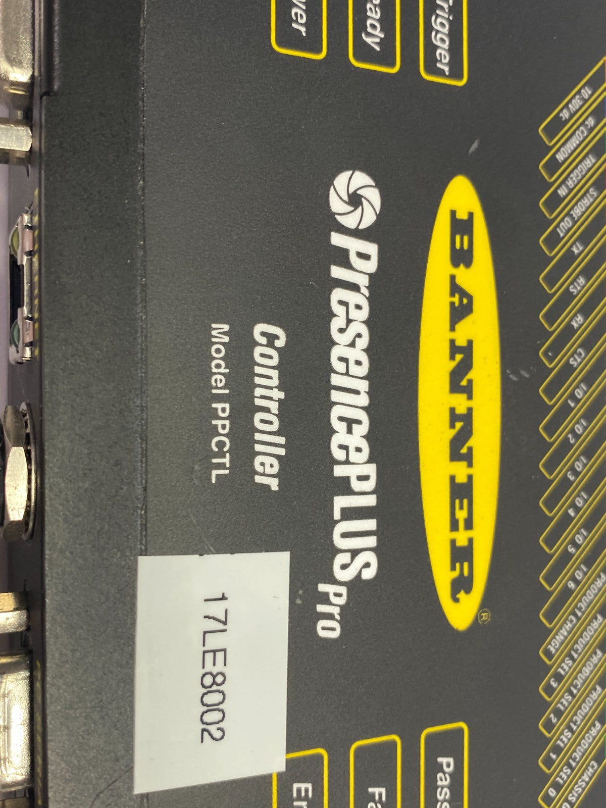 62937, PPCTL | Banner PPCTL PresencePLUS Pro Controller 6-I/O Config. PNP/NPN Timing 62937 - Used - Maverick Industrial Sales