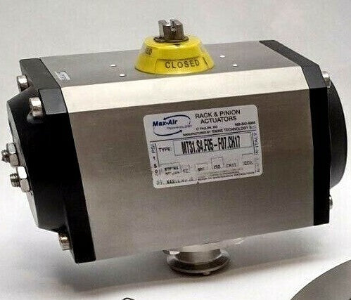 MT31.S4.F05-F07.CH17, CV 10" | Max-Air MT31.S4.F05-F07.CH17 with Cora Model CV 10" Ultra Sanitary Valve - New Other - Maverick Industrial Sales