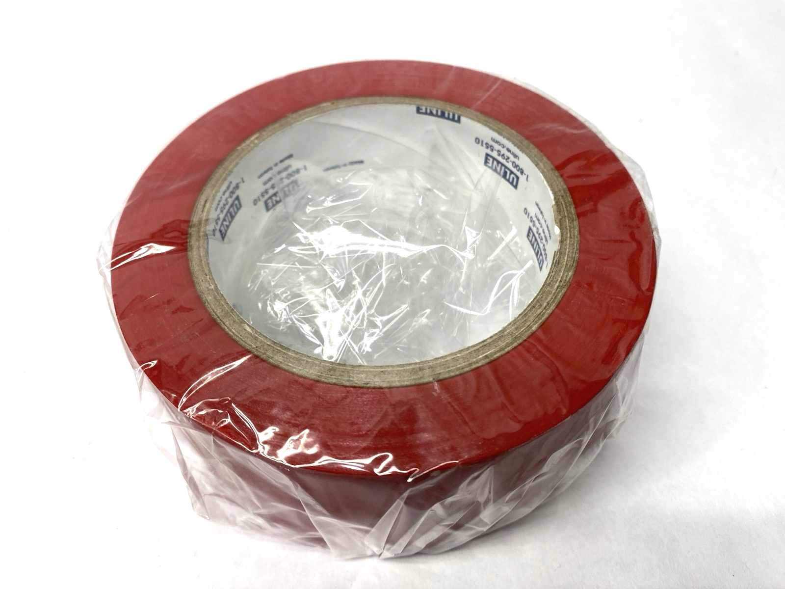 S-385 | Uline Industrial Vinyl Safety Tape Red 2" x 36 yds LOT OF 4 - New - Maverick Industrial Sales