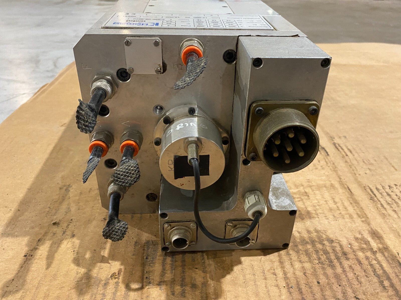 OMLAT Homag 2-056-09-9670 Motorized Spindle 18000 Max rpm 12kW - Maverick Industrial Sales