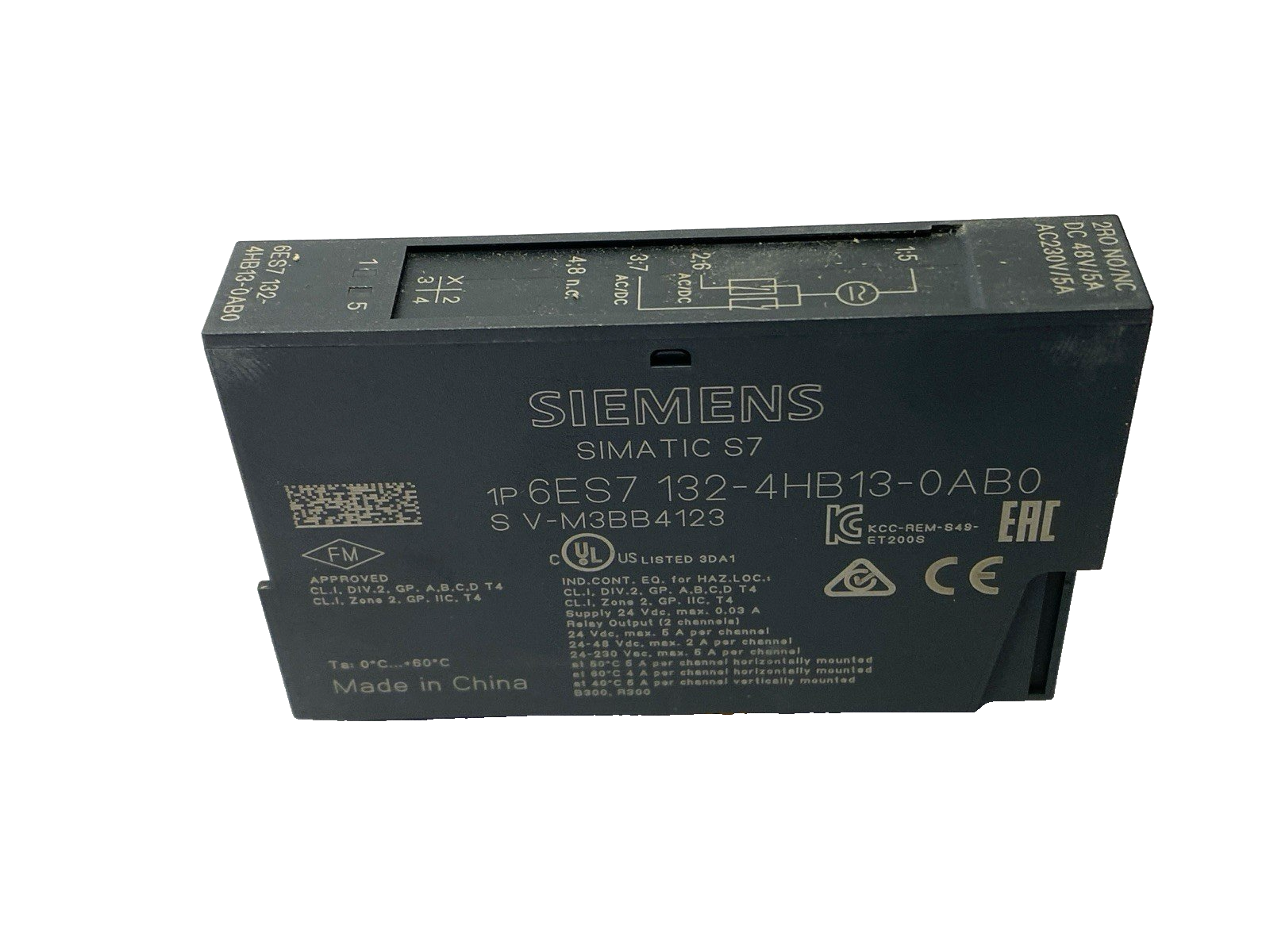 Siemens 6ES7 132-4HB13-0AB0 SIMATIC ET 200S Relay Output Module 230V 5A - Maverick Industrial Sales