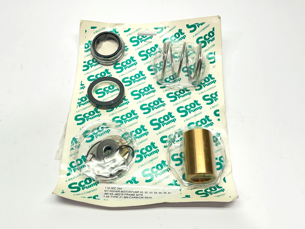 Scot Pump 118.000.344 MotorPump Repair Kit 1.50 Type 21 BN-CARB/CM SEAL - Maverick Industrial Sales