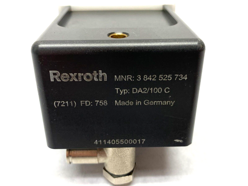 Bosch Rexroth 3842525734 Pneumatic Damper DA 2/100-C - Maverick Industrial Sales