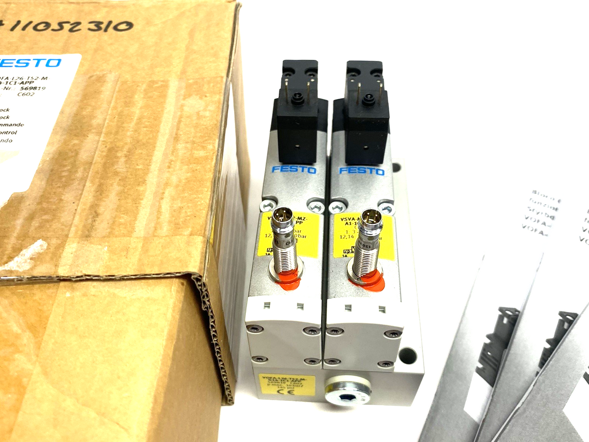 Festo VOFA-L26-T52-M-G14-1C1-APP Control Block Manif. 5/2-way, Monostable 569819 - Maverick Industrial Sales