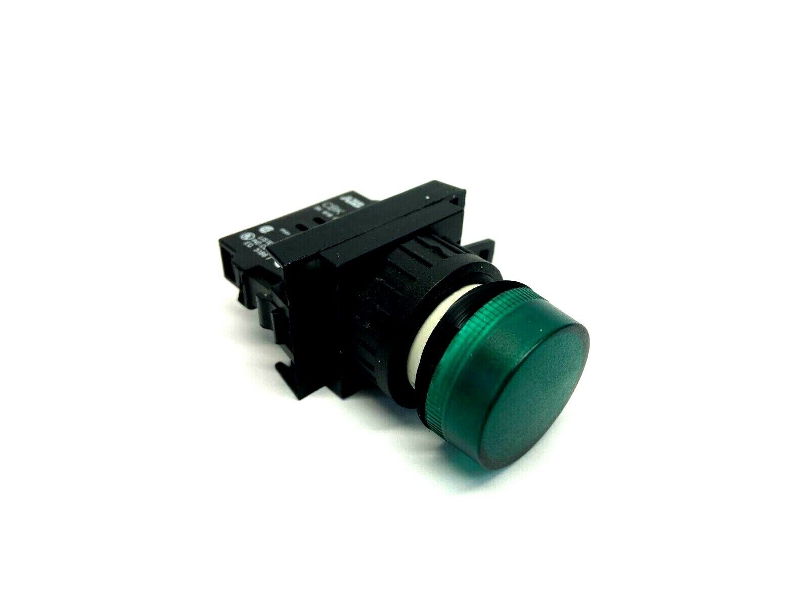 ABB KL1-100G Green Pilot Light Head w/ KCBH-001 Lamp Block and Holder - Maverick Industrial Sales