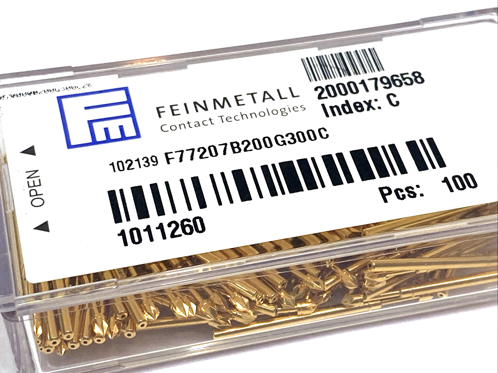 Feinmetall 1011260 High Current Probe HCF77207B200G300 BOX OF 100 - Maverick Industrial Sales