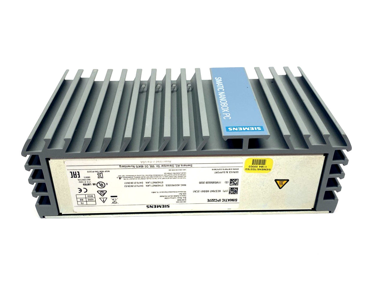 Siemens IPC227E SIMATIC Nanobox PC Industial Computer 6ES7647-8BB61-2CA1 - Maverick Industrial Sales