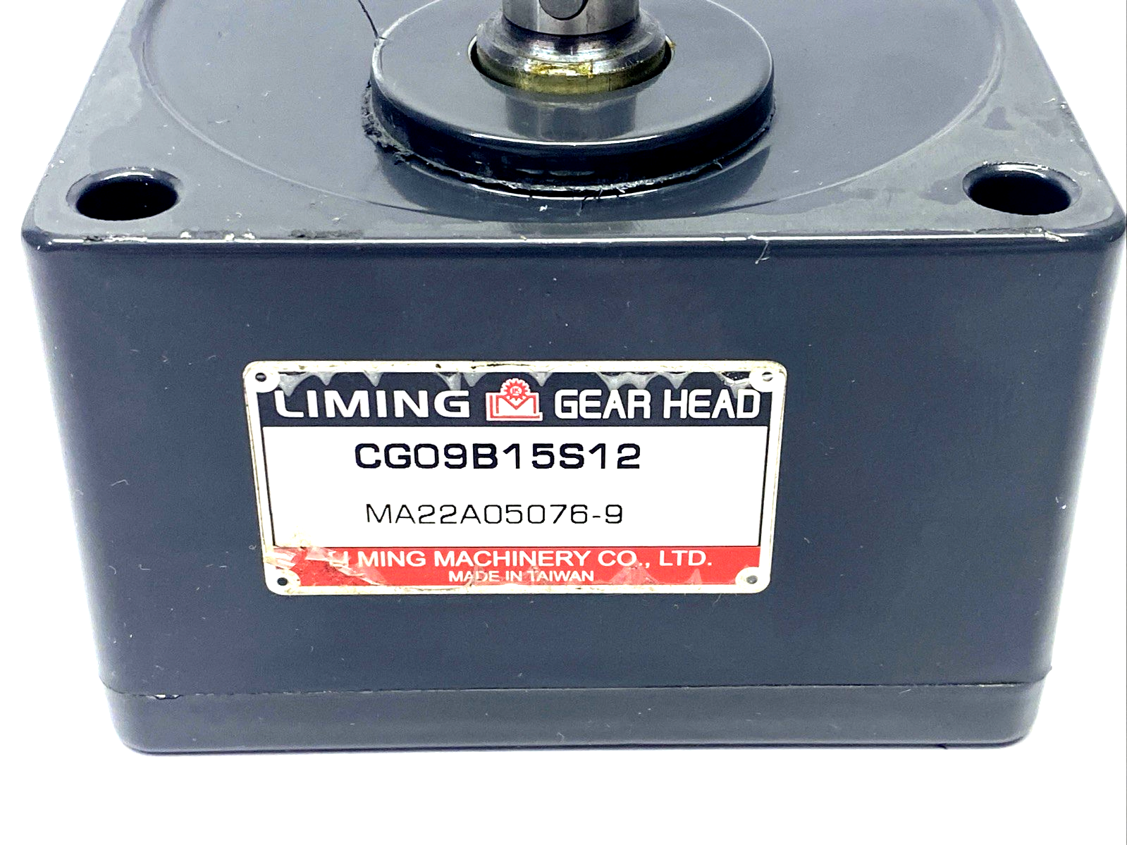 Liming CG09B15S12 Gear Reducer/ Gear Head 15:1 Ratio 12mm Shaft - Maverick Industrial Sales