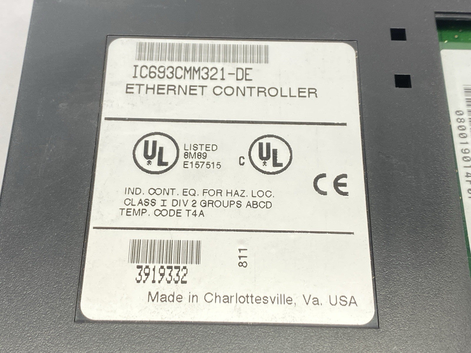 IC693CMM321-DE | GE Fanuc Ethernet Controller Module - For parts or not working - Maverick Industrial Sales