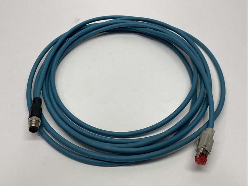 Pepperl+Fuchs V1SD-G-5M-PUR-ABG-V45-G Connection Cable RJ45 - Male M12 5M 213292 - Maverick Industrial Sales