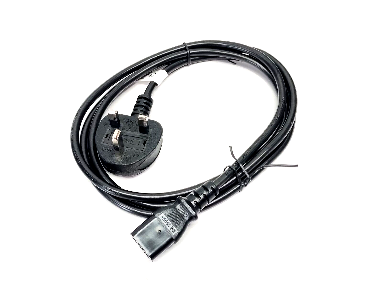 inLine 16652E Power Cable, England Male 3-Pin IEC C13 1.8m - Maverick Industrial Sales