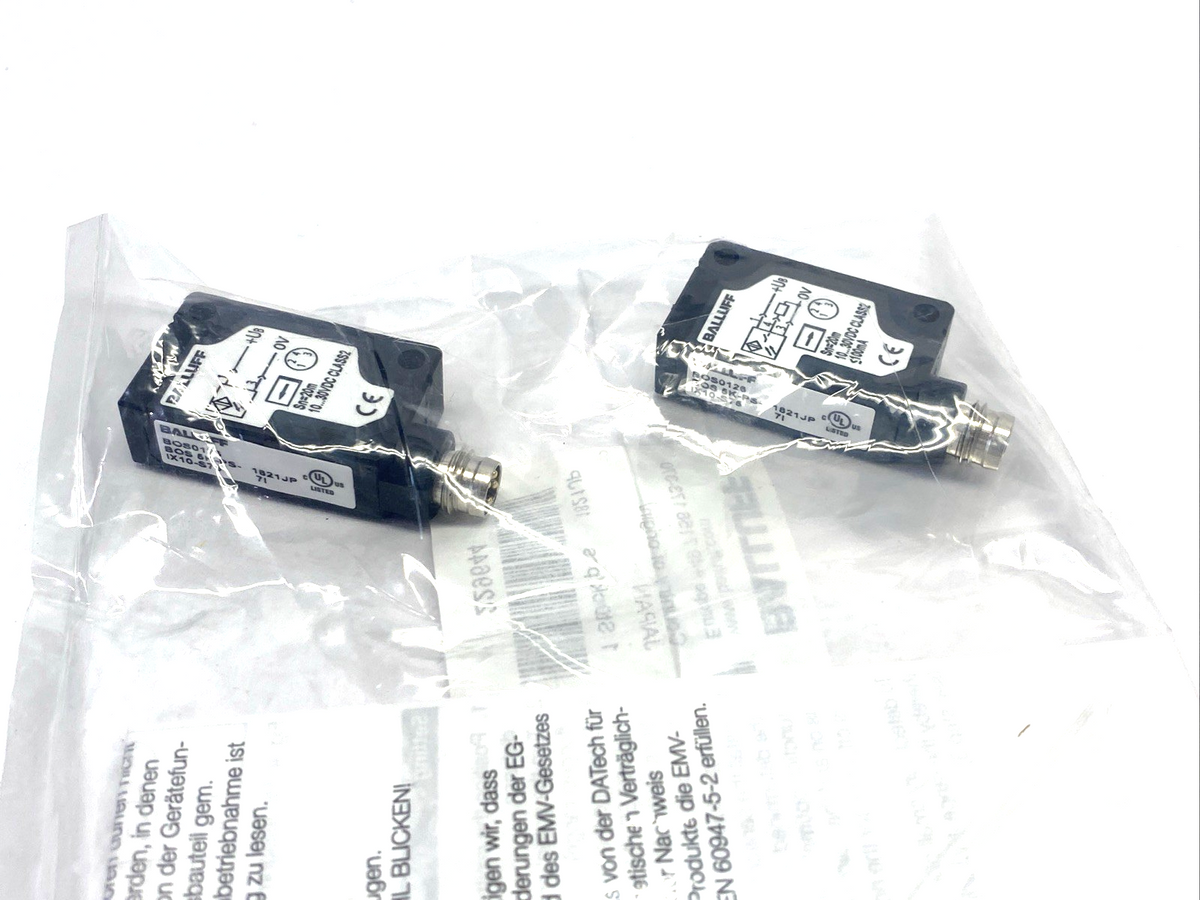 Balluff BOS0126 Photoelectric Sensor Transmitter & Receiver BOS 5K-PS-IX10-S75 - Maverick Industrial Sales