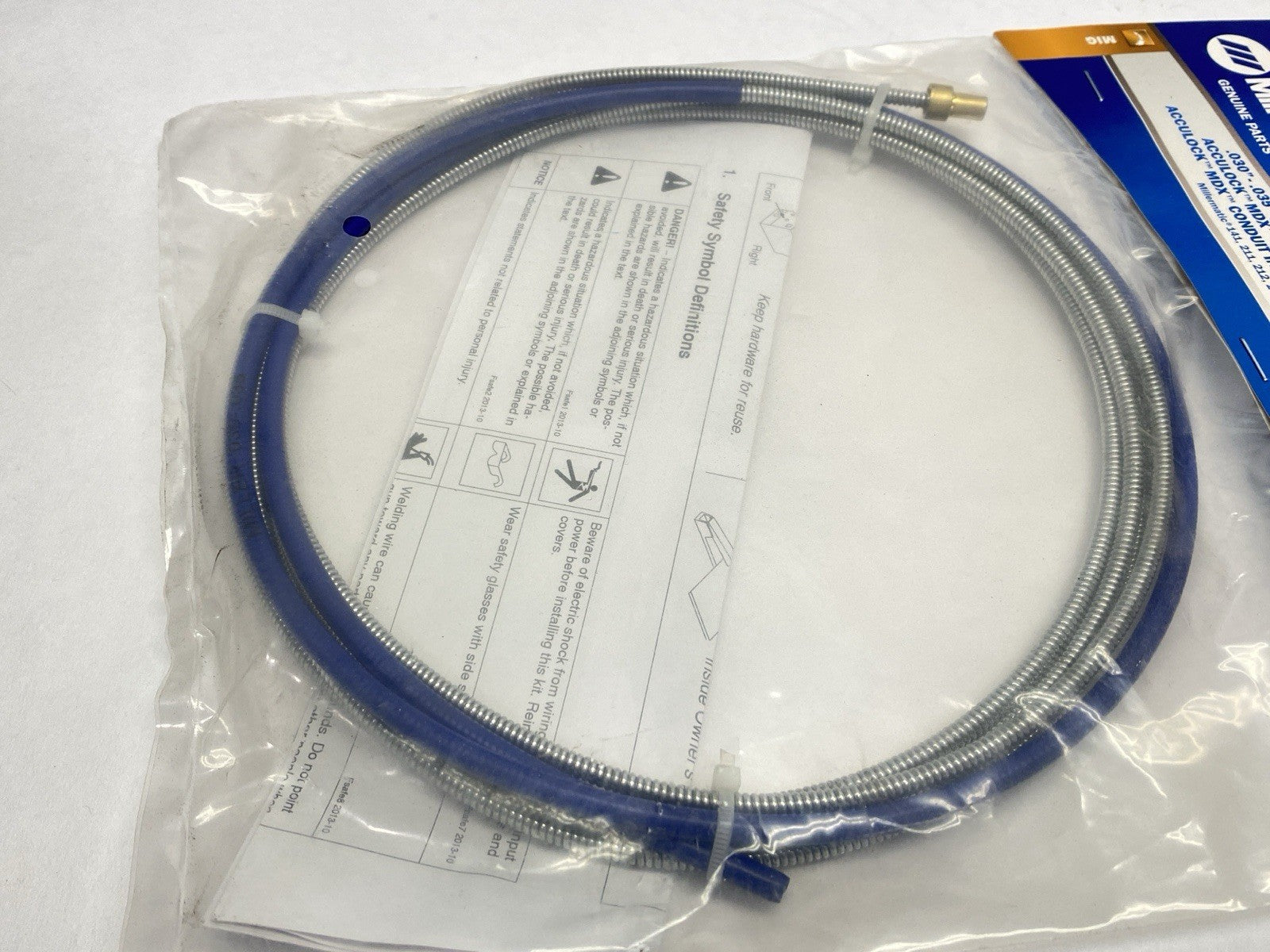 LM2A-10 | Miller Acculock MDX Liner 0.030"-0.035" 10' Length - New - Maverick Industrial Sales