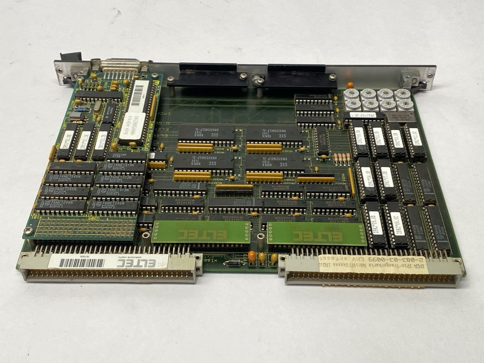 Eltec 2-083-03-0099 Module Board IPCA-A200/1 Rev 6 w/ IPIN A100.3 Rev H Board - Used - Maverick Industrial Sales
