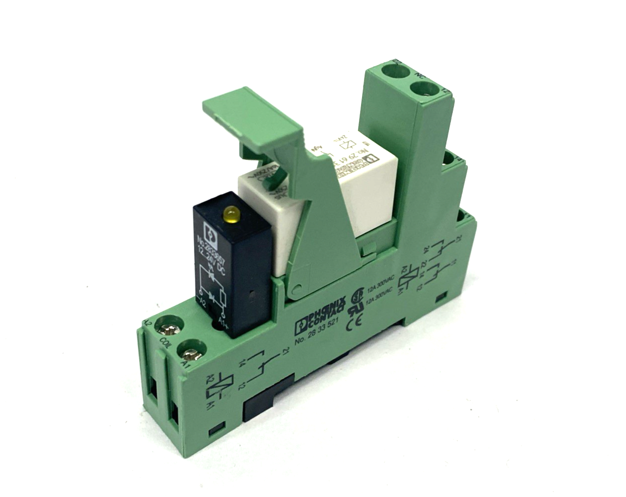 Phoenix Contact REL-MR- 24DC/21HC Relay 2961312 PR1-BSC3/2X21 Base 2833521 - Maverick Industrial Sales