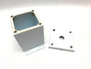 Saginaw Control & Engineering SCE-1PBXI Pushbutton Enclosure 4" x 4" White Steel