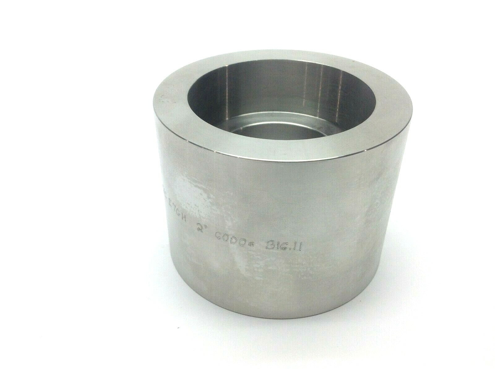 CMC F304 SA182 2" Stainless Steel 6000# Coupling B16.11 - Maverick Industrial Sales