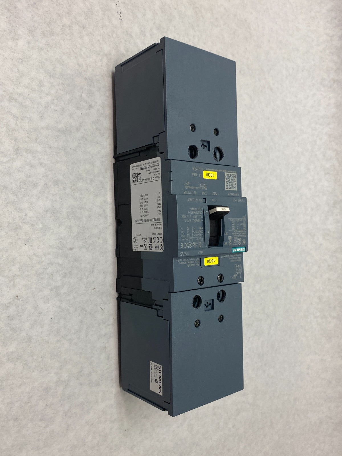 Siemens 3VA5112-6ED31-0AA0 Low-Voltage Molded Case Circuit Breaker 125A 3-Pole - Maverick Industrial Sales