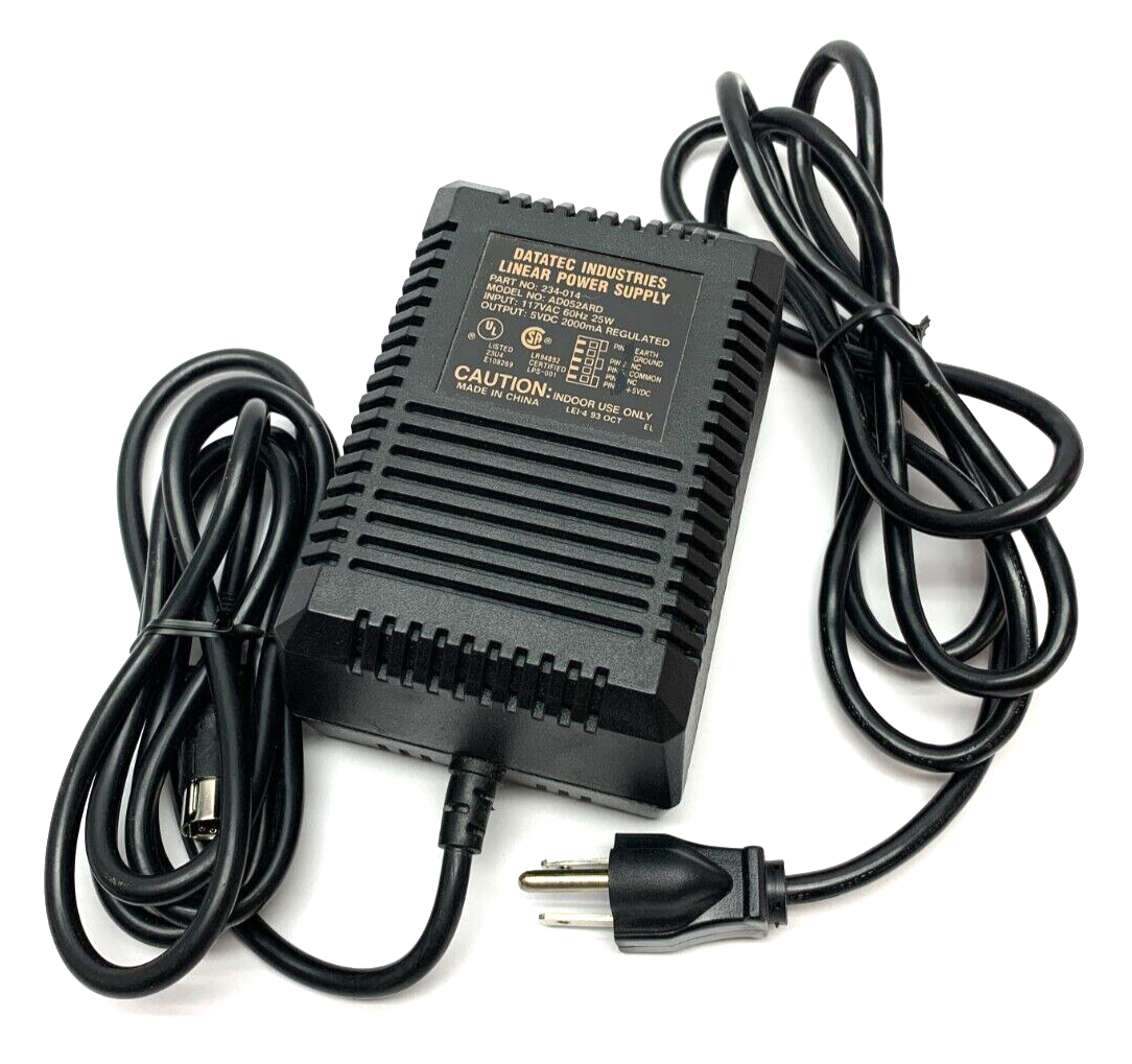 DataTec Industries 234-014 Linear Power Supply 117VAC 60Hz 25W AD052ARD - Maverick Industrial Sales