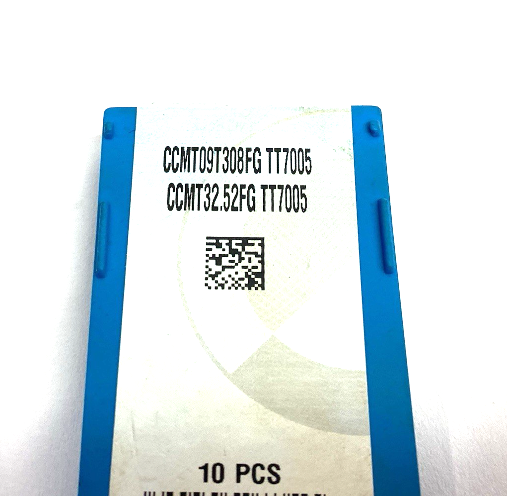 5523771 | Ingersoll ISOTurn Chipbreaker Insert CCMT09T308FG TT7005 PKG OF 9 - New Other - Maverick Industrial Sales