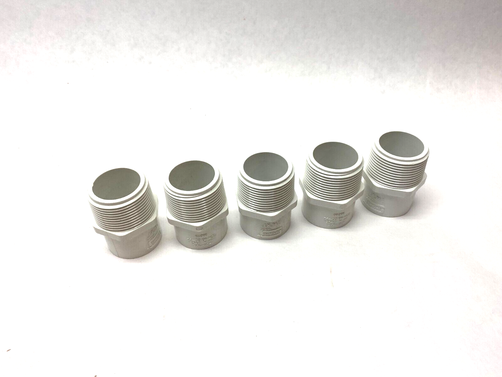 Spears 436-168 Reducer Adapter PCV SCH40 1-1/4" x 1" White LOT OF 5 - Maverick Industrial Sales