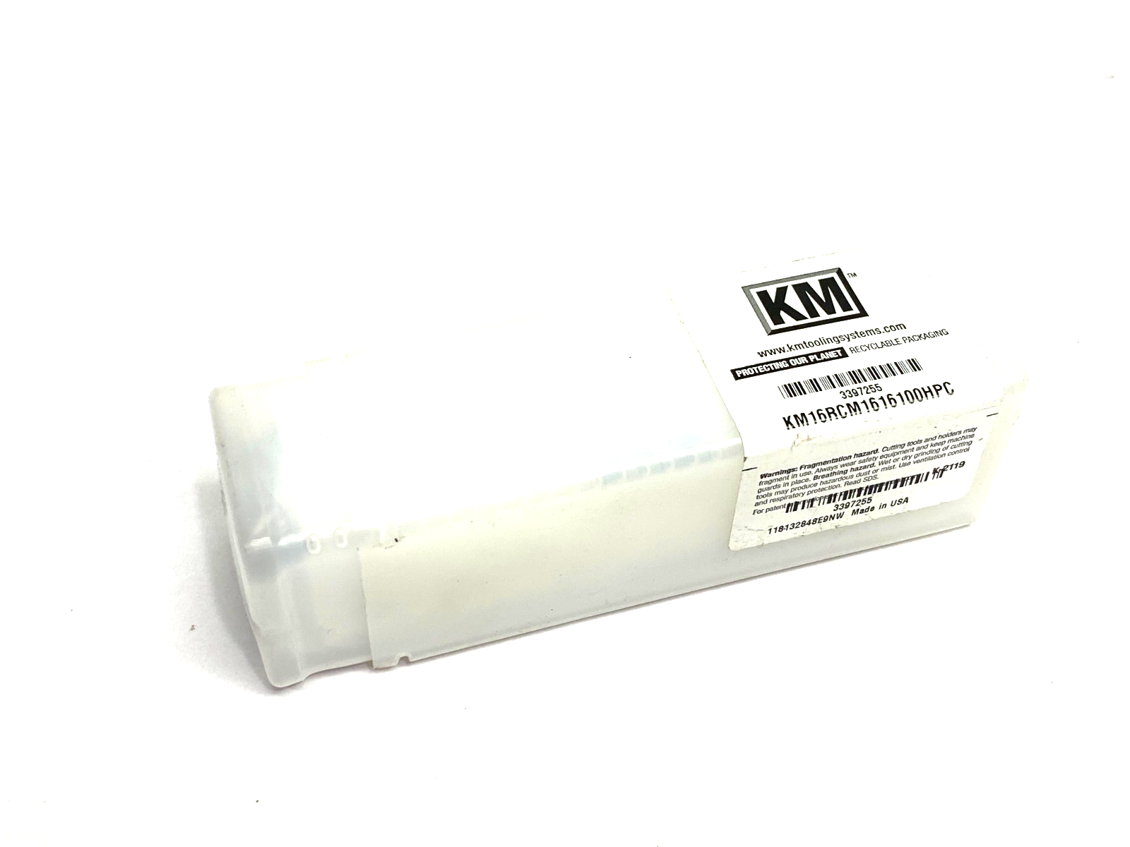 3397255 | Kennametal KM Micro™ Clamping Unit Square Shank KM16RCM1616100HPC - New - Maverick Industrial Sales